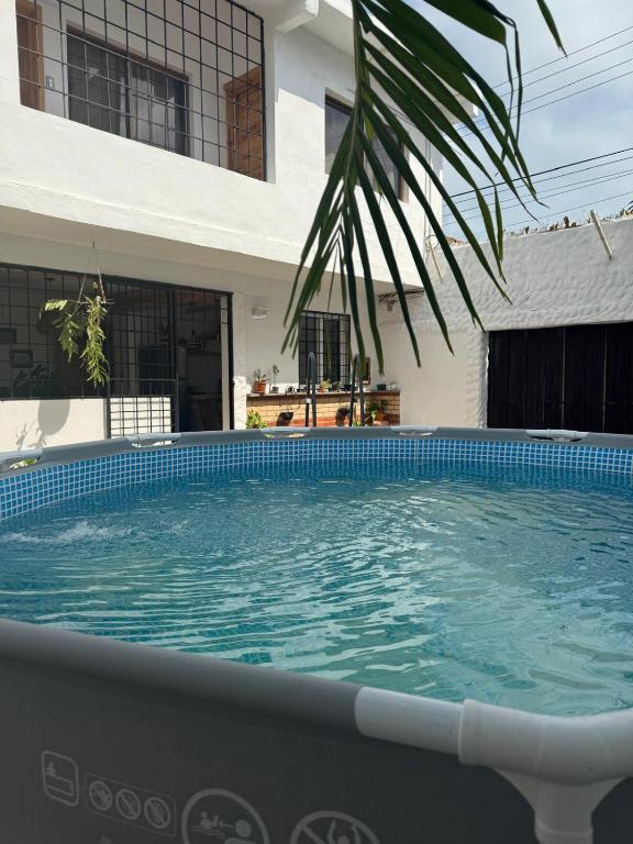 House with pool 2 minutes from the beach